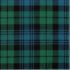 Braeriach Medium Weight Tartan Fabric - Black Watch Ancient